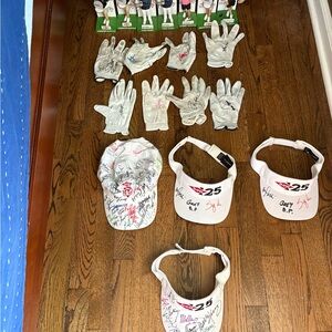 Signed LPGA tournament memorabilia